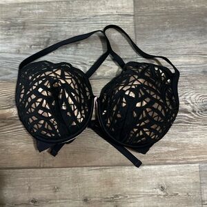 Elegant Black Lace Bra